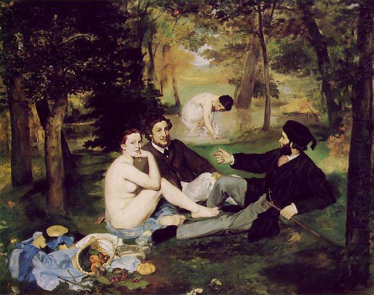 Edouard Manet The Luncheon on the Grass china oil painting image